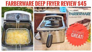 Farberware 4L Electric Deep Fryer Walmart $45  Review    Makes Great Fish