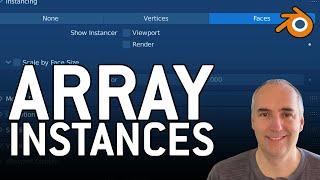 Array Modifier with Instances in Blender EP41