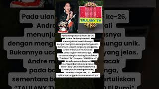 Ulang Tahun El Rumi, Andre Taulany Kirim Karangan Bunga “Mikir” #elrumi #taulanytv