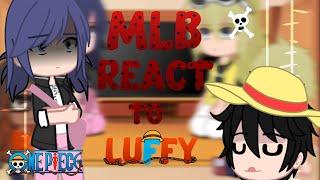 Mlb react to Luffy || One Piece || gacha club  | Blue Cheng