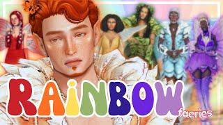 Rainbow Sims  + CC Links / Sims 4 Create a Sim