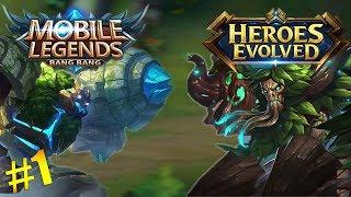 Heroes Evolved and Mobile Legends Similar Heroes! | (Side-By-Side Comparison!) PART 1