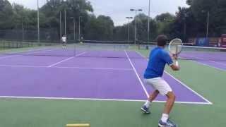 Charles Broom AASE application video: forehand