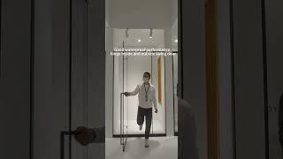 Stainless steel shower room