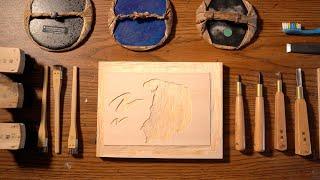 A Hobbyist's Guide to Wood Block Printmaking (ASMR)