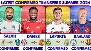 THE LATEST CONFIRMED TRANSFER NEWS AND RUMOURS TRANSFERS 2024|SALAH TO AL AHLI, DAVIES TO UNITED...