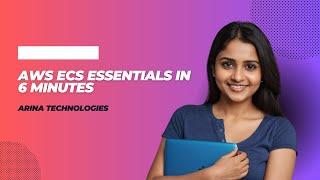 AWS ECS essentials in 6 minutes || Arina Technologies