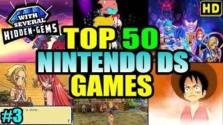 Top 50 Nintendo DS (NDS) Games │With Several Hidden Gems on NDS