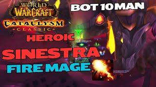 Heroic Sinestra - Fire Mage PoV - 10-Man Bastion of Twilight - WoW Cataclysm Classic