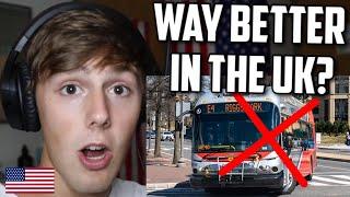 Why Public Transportation Is Terrible In The United States (American Reacts)