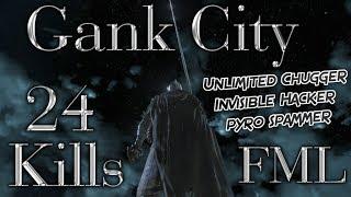 Dark Souls 3 Gank City - 24 Kills! & Invisible Hacker Destroyed