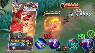 PAQUITO BEST BUILD 2024 - NEW ITEM SKY PIERCER FOR 1 HIT BUILD (Must Try!!) PAQUITO GAMEPLAY- MLBB