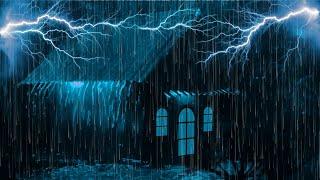 Beat Insomnia with Rainfall & Thunderstorm Sounds on Tin Roof | Relaxation for Rest