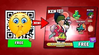 KENJI!  BRAWL STARS QR CODE!  | BRAWL STARS QR CODES 2024 | BRAWL STARS NEW UPDATE