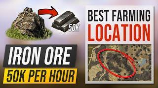 Best IRON ORE Locations in New World – Where to get 50k Iron per hour Farming Route Location Guide!