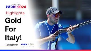 ITALY TAKE GOLD!  | Shooting Mixed Skeet Team Final #Paris2024 #Olympics