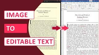 Convert Image to Editable Text in Microsoft Word Document (OCR)