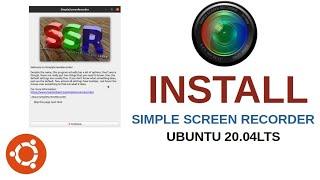 Simple Screen Recorder for Linux Ubuntu 20.04LTS