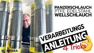 Panzerschlauch - PTFE Edelstahl Wellschlauch 〰️ richtig montieren und schneiden ️ mit @OPcrimpers