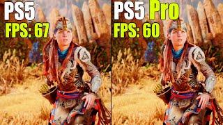 PS5 vs. PS5 Pro Horizon Forbidden West  | Loading, Graphics, Resolution and FPS Test