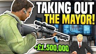 TAKING OUT THE MAYOR FOR £1,500,000 - Gmod DarkRP | Hitman Roleplay!