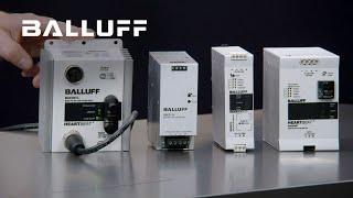 Power supply units for the control cabinet and for field mounting - Balluff has it all!