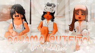 Pajama / Pyjamas Outfit Codes Compilation! Berry Avenue Bloxburg & Brookhaven RP #roleplay