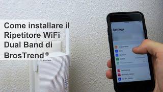 Configurazione Ripetitore WLAN Dual Band AC1200, Potenzia la Copertura WiFi con BrosTrend