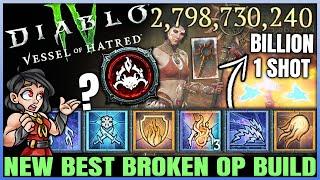 Diablo 4 - New Best Literally Broken BILLION DAMAGE Sorcerer Build Found - OP Fireball Combo Guide!