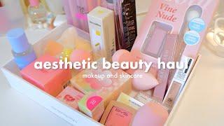 aesthetic beauty haul  | k-beauty + local favorites | watsons haul | philippines