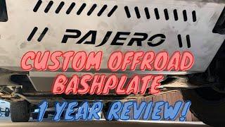 CUSTOM OFFROAD BASHPLATE!  1 Year Review!