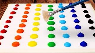 Painting a Dreamy Rainbow | Relaxing Acrylic Painting #569