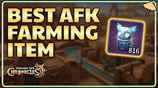 NEW BEST AFK FARMING ITEM (Fully F2P) - Summoners War chronicles