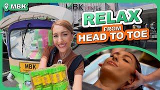 One-Stop Shopping & Relaxation in Bangkok | MBK Center Head-to-Toe Vlog