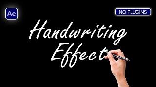 Handwriting Text Effect in After Effects | Write On Effect