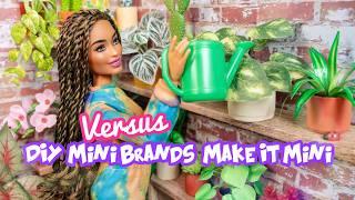 VERSUS : DIY vs Make It Mini Botanicals vs Mini Brands Create Garden