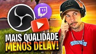 COMO CONFIGURAR O OBS STUDIO PARA FAZER LIVES COM QUALIDADE EM QUALQUER PLATAFORMA!!