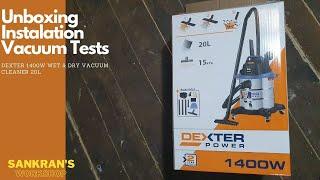 Dexter Vacuum Cleaner 1400W Unboxing - Assembly - Short Tests