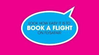 FlySafair | Booking Flights on our Website is easy as 1, 2, 3