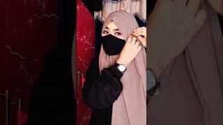 Beautiful Layered Hijab Tutorial  #shorts