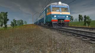 Электричка ЭТ2М  в Trainz 2012.