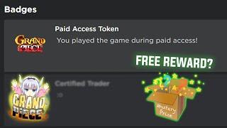 [GPO] PAID ACCESS REWARD? GPO FREE RELEASE UPDATE TODAY!! | Grand Piece Online