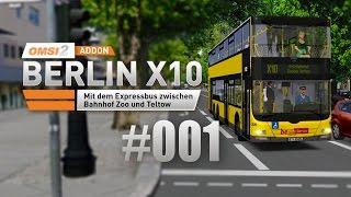 OMSI 2 Berlin X10-Addon #001 - Linie X10 mit dem Doppeldecker