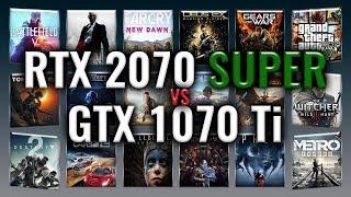 RTX 2070 SUPER vs GTX 1070 Ti Benchmarks | Gaming Tests Review & Comparison | 59 tests