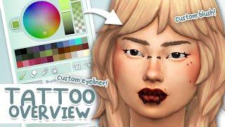 Unique Ways to use the *NEW* Tattoo Feature! | Sims 4 Businesses & Hobbies CAS