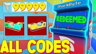 ALL NEW *CHRISTMAS* UPDATE CODES in SHARKBITE CODES! (SharkBite Codes) ROBLOX