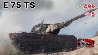 E 75 TS: The Heavy Tank You Can't Afford to Ignore in World of Tanks  5 Kills 7,9K Damage