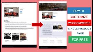 How to Customize Your Woocommerce Single Product Page For Free with No Coding