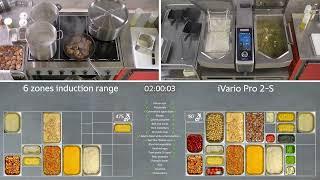 Vario Pro 2-S vs. high-performance conventional 6 zones induction range | RATIONAL