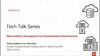 Observability and Management with Database Cloud Services